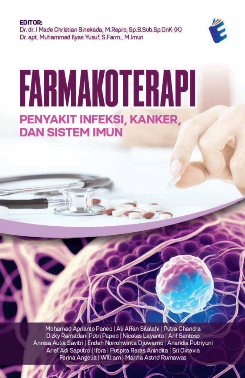 Cover eBook FARMAKOTERAPI PENYAKIT INFEKSI, KANKER, DAN SISTEM IMUN